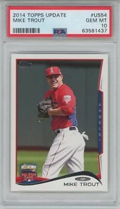 2014 Topps Update #US-54 Mike Trout Los Angeles Angels PSA 10 - Picture 1 of 1