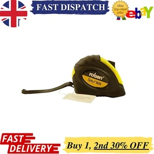 Best Rolson 50535 Tape Measure, Alloy Steel - Yellow & Black - 5 m x 19 mm - Picture 1 of 9
