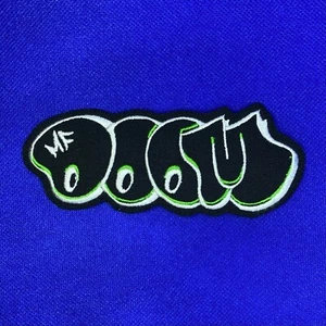 Aufbügeln Patch - Doom Bubble schwarz grün bestickt Hip Hop Rap - Bild 1 von 6