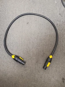 30" Powercon True 1 NAC3FX-W Female to Female Cable - Picture 1 of 2