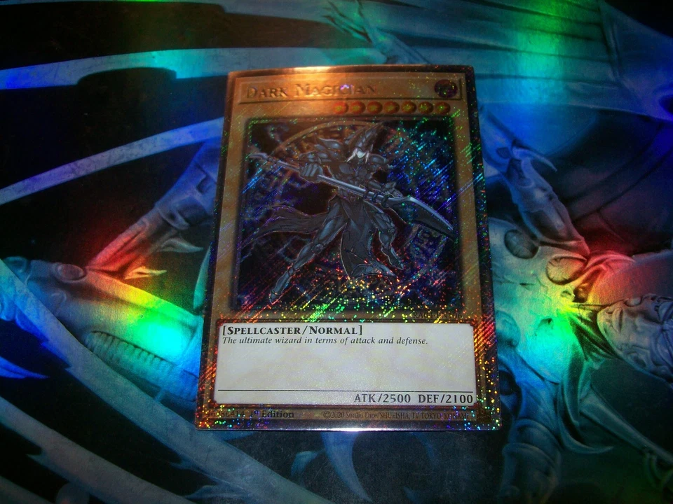 Dark Magician 7th Art 1st Edition Platinum Secret Rare RA04-EN106 - Image 1 of 1