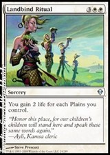 4x country bind Ritual // NM // Zendikar // Engl. // Magic the Gathering
