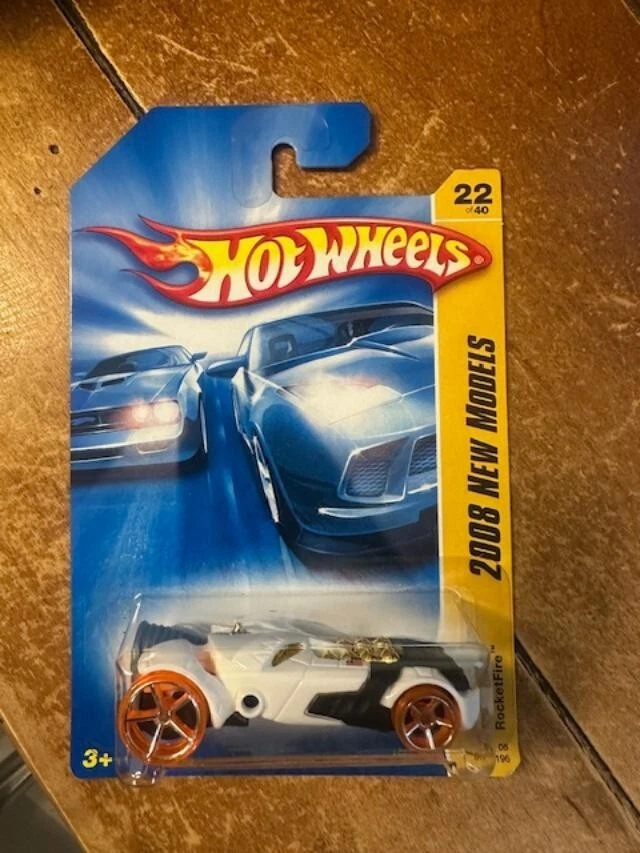 Hot Wheels 2008 nuevos modelos RocketFire #22 blanco/negro Foto 1 de 1