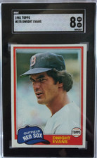 1981 Topps #275 Dwight Evans ** SGC 8 NM-MT ** Boston Red Sox AWESOME!!