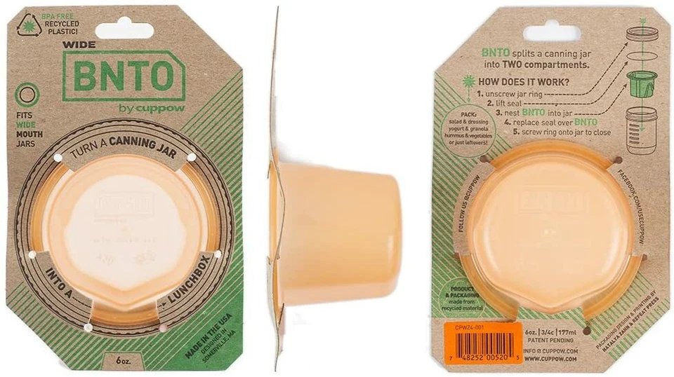 Adaptador de lonchera para tarro de enlatado Cuppow BNTO - boca ancha - 6 oz Foto 1 de 1