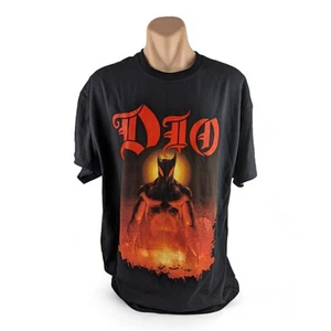 Ronnie James DIO Last in Line Gildan Tag Band Shirt Black Size XL - Picture 1 of 6