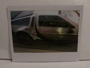 FOTOGRAFÍA ENCONTRADA DE COLECCIÓN COLOR ARTE FOTO POLAROID DELOREAN DMC-12 ACCIDENTE AUTOMOVILÍSTICO - Imagen 1 de 4