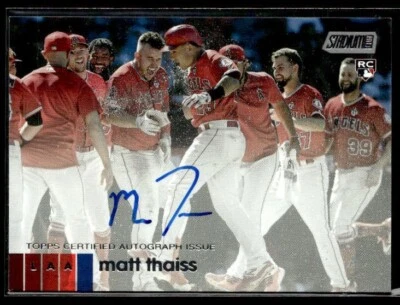 L7,336 - 2020 Stadium Club Autographs #AMT Matt Thaiss - Image 1 of 2