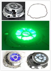 Engine Clutch Cover for Suzuki GSXR1300 Hayabusa 99-20 / B-king 2008-2009 Chrome - Picture 1 of 62