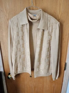 St John Sport Nordstrom Knit Shirt & Jacket Size Large - Picture 1 of 9