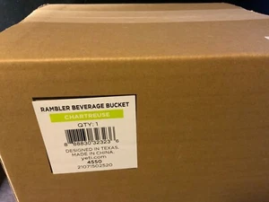 Cubo de bebidas YETI Rambler con tapa - Chartreuse - NUEVO EN CAJA - Imagen 1 de 4