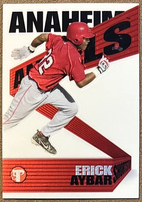 Tarjeta numerada de béisbol 2004 Topps Pristine #105 Erick Aybar/999 Anaheim Angels Foto 1 de 3
