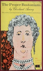 Cleveland Amory - The Proper Bostonians - 1960s Social Satire Dutton Softcover - Imagen 1 de 4