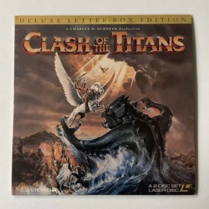 CLASH OF THE TITANS LASERDISC - Deluxe Gatefold Letterbox Edition 2 Disc Set - Picture 1 of 4