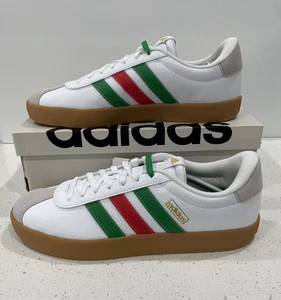 adidas VL Court 3.0 Cloud New White Green Red Gum Outsole Sz 13 - Bild 1 von 16