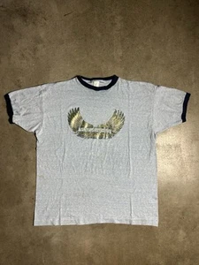 Vintage Yamaha Racing T-Shirt Adult Ringer 70s Motorcycle Pennsylvania USA - Picture 1 of 12