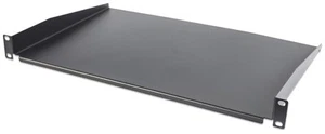 Intellinet 19 Inch Cantilever Shelf, 1U, Shelf Depth 300 mm, Non-Vented, Black C - Photo 1/1