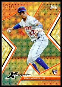 2023 Topps Xpectations Circuit Citrus Foil #35 Mark Vientos Rookie Card Mets /25 - Bild 1 von 5