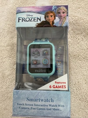Disney Frozen Kids Interactive Touch Screen Fitness Tracker Smart Watch NEW - Image 1 of 4