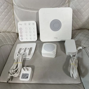 RING Z WAVE PLUS 4HB1U9-0EN0 ALARM BASE STATION, Sensor AND KEYPAD S2 - TESTED - Picture 1 of 6