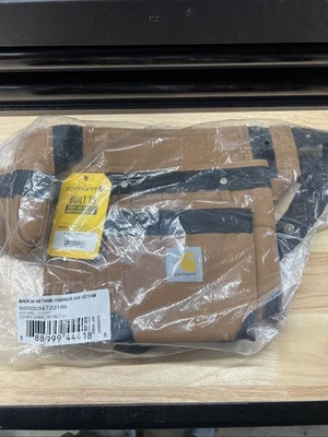 Cinto de ferramentas Carhartt 7 bolsos protetor contra chuva tamanho único NOVO com etiquetas - Imagem 1 de 4