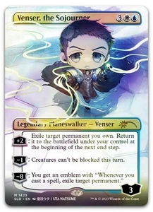 Venser, the Sojourner (Rainbow Foil) #1423 (NM) Secret Lair Drop SLD Magic MTG - Picture 1 of 2