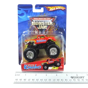 Hot Wheels Monster Jam Krimson Krusher Monster Truck #3 2005 20+ Yrs Old (Read) - Picture 1 of 12