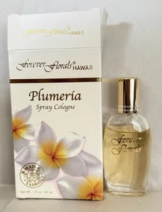 Vintage PLUMERIA Forever Florals Spray Cologne Made in Hawaii Parfum NEW IN BOX - Picture 1 of 3