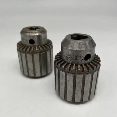 JACOBS No. 32B & 33B Lathe Drill Chuck Capacity  1/2” Mount 20 Thread USA - Image 1 of 4