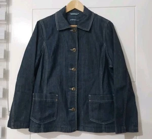 Dash Jeans Blue Jacket Long Sleeve Size Uk 14 - Picture 1 of 7