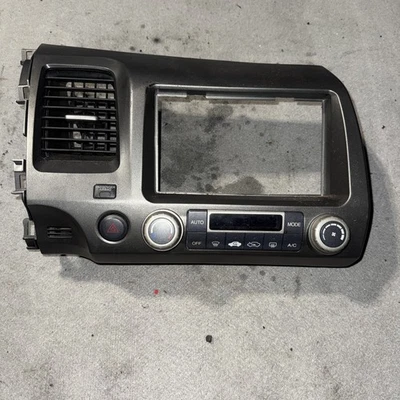 Honda Civic SI 2006-2011 CLIMATIZACIÓN CLIMATIZACIÓN BISEL EMBELLECEDOR RADIO DOBLE DIN FABRICANTE DE EQUIPOS ORIGINALES Foto 1 de 4