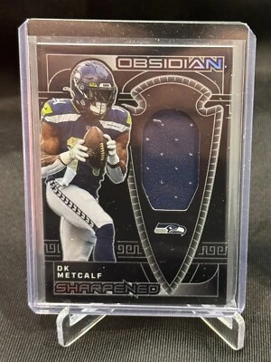 2023 Panini Obsidian Sharpened Swatches DK Metcalf #199/199 SEAHAWKS #SSW-DME - Image 1 of 2