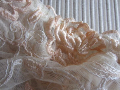 Lise Charmel Women's Peach/Cream Underwire Full Cup Bra, Panties Garter Belt Set - Image 1 of 4