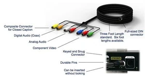 ZeeVee Zv709-6 AV Component/Composite Cable for ZvPro Series - 6 Foot - Picture 1 of 1