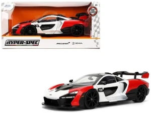 Jada 1:24 Hyper Spec McLaren Senna Diecast Model Car 36370 New In Box White  - Picture 1 of 5