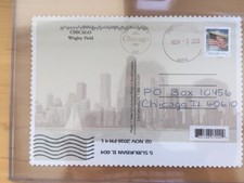 RARE Postmarked 11-2-2016 Chicago Cubs Wrigley Field Postcard World Series MLB