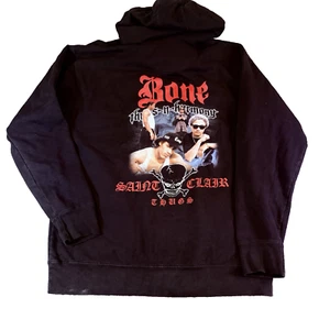 Felpa con cappuccio unisex Bone Thugs N Harmony Saint Clair Thugs hip hop musica rap GRANDE - Foto 1 di 7