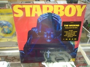 WEEKND Starboy 2x LP NEW RED Colored vinyl Kendrick Lamar Daft Punk Lana Del Rey - Picture 1 of 2