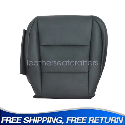 Cubierta de asiento de cuero negra para Lexus GS200t GS350 2013-2020 parte inferior de pasajero Foto 1 de 4