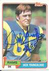 Jack Youngblood LA Rams /Pro Football Hall of Fame  Personally Autographed Card