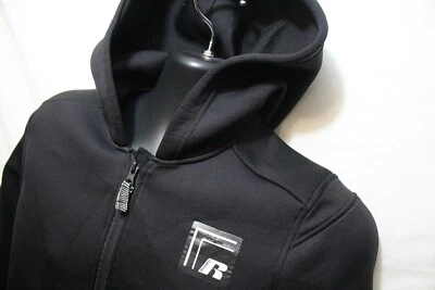 Russell Athletic Boy's Fleece Full Zip Pullover Hoodie Black Size XL 14-16 - Image 1 of 4