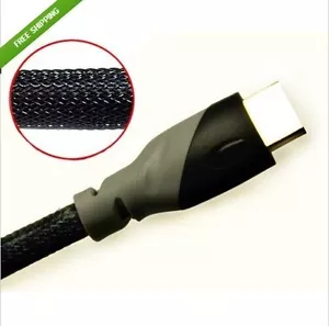 PREMIUM 50ft HDMI 1.4B 24AWG Cable Hi Speed Bluray PS4 XBOX 3D LCD HD 1080p GOLD - Picture 1 of 1