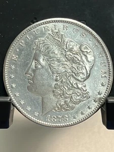 Dólar de plata Morgan 1878-S sobre brillo rueda de carro MPL sin circular - Imagen 1 de 2