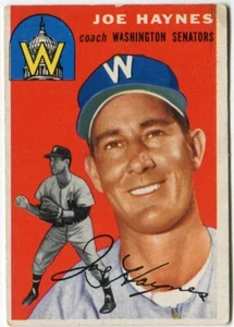 1954 Topps #223 Joe Haynes Washington Senators - Picture 1 of 2