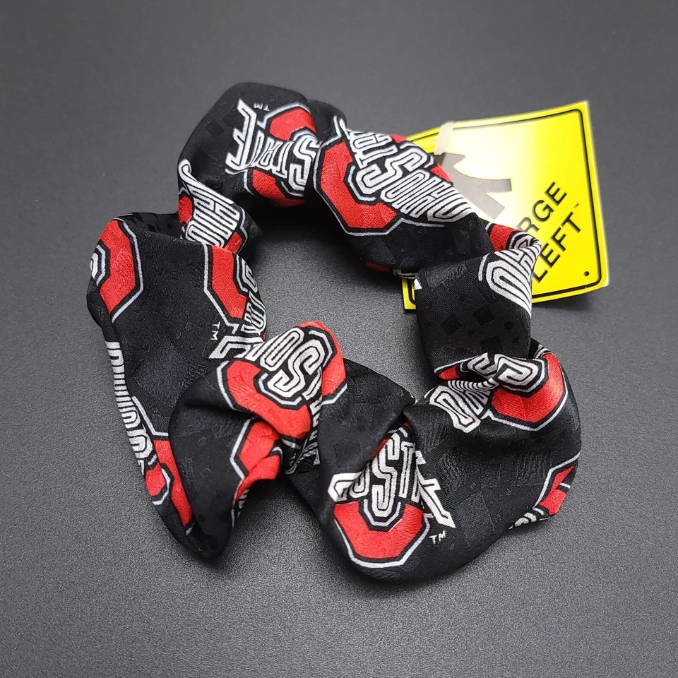 NEW Womens Hair Scrunchie Ohio State Buckeyes College Team NCAA Girls - Image 1 of 1