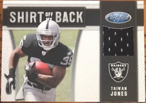 2011 Certified Shirt Off My Back Materials Taiwan Jones #18 #’d 162/250 - Picture 1 of 3
