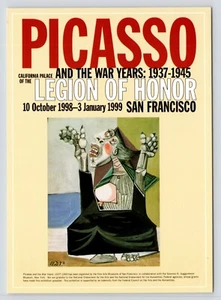 PIcasso The War Years Legion of Honor Go Card Free Rack Card Postcard - Picture 1 of 2