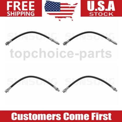 Línea de freno de manguera de freno delantera trasera 4 piezas para Dodge 880 1963 1964 Foto 1 de 4
