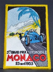 New Embroidered cloth badge - Monaco F1 1933 -- Motorsport - advertising . - Picture 1 of 1