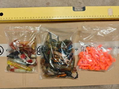 Gummifische, Twister, Krebse, Kopyto Konvolut Angeln Barsch, Zander, Hecht, - Bild 1 von 2